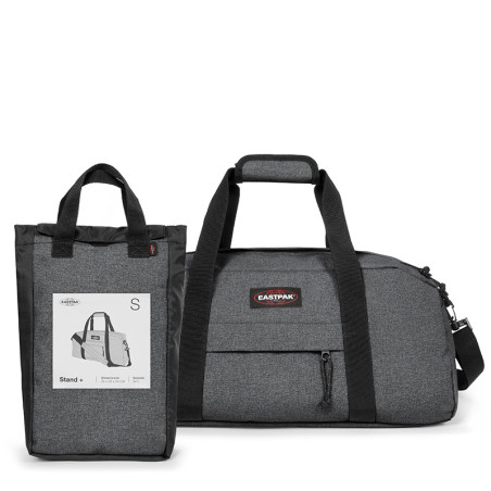 Sac Eastpak Stand + Black Denim (Gris) - Multifonctions - deux tailles S et M - EK00078D