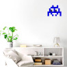 Pixel Box Invader Bleu Foncé - Mosaïque Classic signé Fenel & Arno