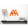 Pixel Box Invader Orange - Mosaïque Classic signé Fenel & Arno