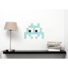 Pixel Box Invader bleu Pastel - Mosaïque Classic signé Fenel & Arno