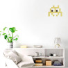 Pixel Box Invader pastel Citron - Mosaïque Classic signé Fenel & Arno
