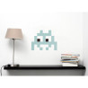 Pixel Box Invader Gris Pastel - Mosaïque Classic signé Fenel & Arno