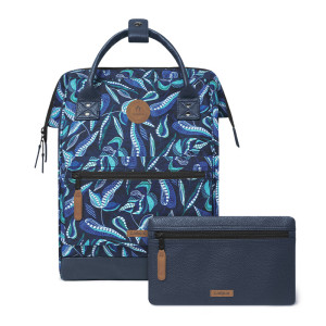 Sac à Dos Cabaia Adventurer Fontainebleau - Bleu à Motifs - taille Médium