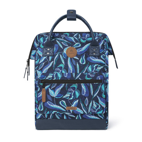 Sac à Dos Cabaia Adventurer Fontainebleau - Bleu à Motifs - taille Médium