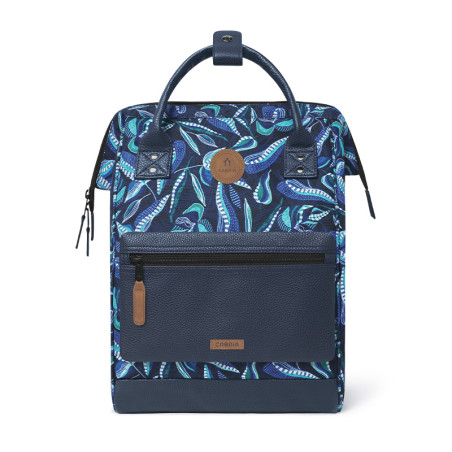 Sac à Dos Cabaia Adventurer Fontainebleau - Bleu à Motifs - taille Médium