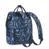 Sac à Dos Cabaia Adventurer Fontainebleau - Bleu à Motifs - taille Médium - Vue Arrière
