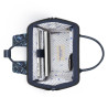 Sac à Dos Cabaia Adventurer Fontainebleau - Bleu à Motifs - taille Médium - Vue intérieure