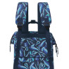 Sac à Dos Cabaia Adventurer Fontainebleau - Bleu à Motifs - taille Médium - Sangle Arrière
