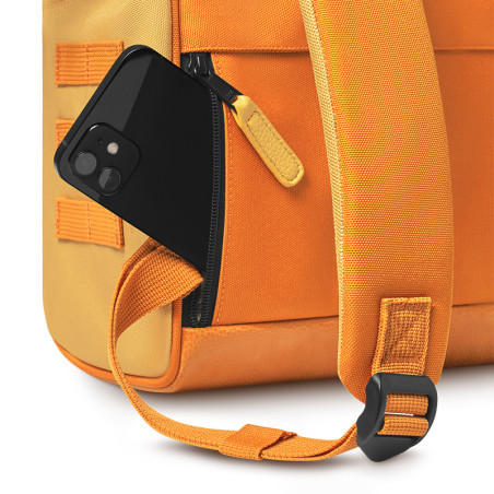 Sac à dos Cabaïa Adventurer Grasse Small - Couleur Orange - Pochette arrière