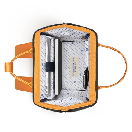 Sac à dos Cabaïa Adventurer Grasse Taille Medium- Couleur Orange - Rangements intérieur