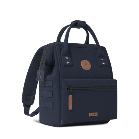 Cabaia Adventurer Zurich - Taille Small - Couleur Bleu Marine – Sac à dos effet Nubuck