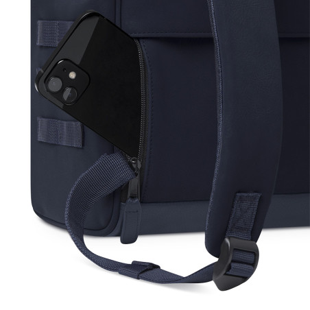 Cabaia Adventurer Zurich - Taille Small - Couleur Bleu Marine – Sac à dos effet Nubuck