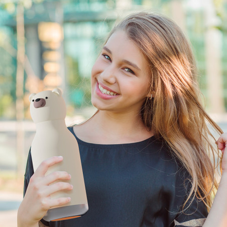 Gourde Isotherme Bestie Bear - Asobu - Un Ours de  350 ml fun & Design