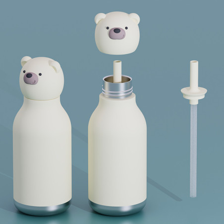 Gourde Isotherme Bestie Bear - Asobu - Un Ours de  350 ml fun & Design