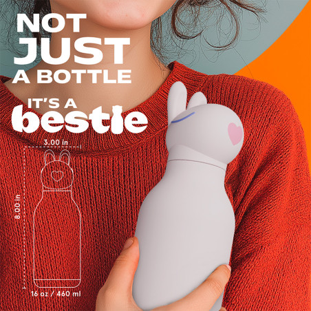 Gourde Isotherme Bestie Bunny - Asobu - Une Lapine de  350 ml super glamour