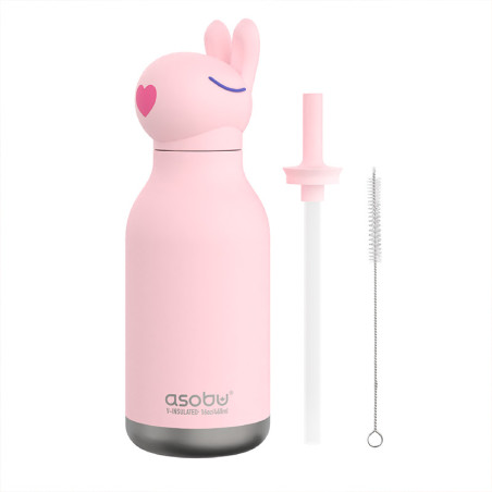 Gourde Isotherme Bestie Bunny - Asobu - Une Lapine de  350 ml super glamour