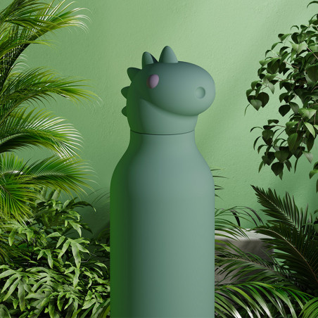 Gourde Isotherme Dino - Asobu - Un Dinosaure de 350 ml que les garçons adorent !