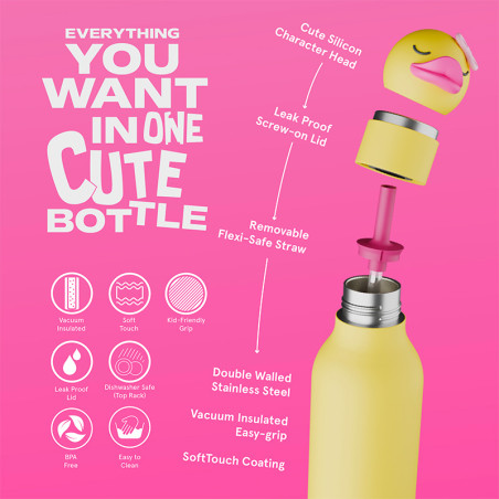 Gourde Isotherme Duck - Asobu - Un Canard de 350 ml que les boissons adorent !