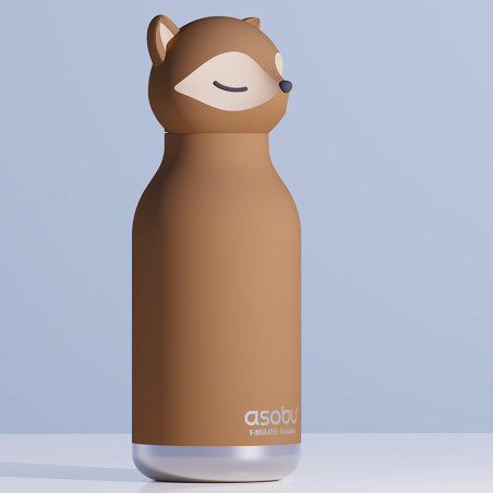 Gourde Isotherme FOX - Asobu - Un Renard de 350 ml qqui donnera pas sa boisson aux corbeaux !