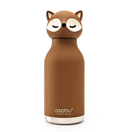 Gourde Isotherme FOX - Asobu - Un Renard de 350 ml qqui donnera pas sa boisson aux corbeaux !
