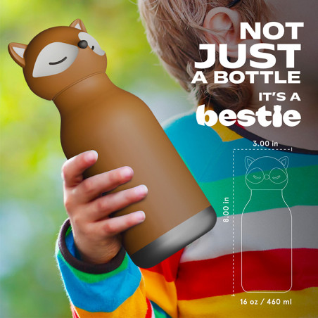 Gourde Isotherme FOX - Asobu - Un Renard de 350 ml qqui donnera pas sa boisson aux corbeaux !