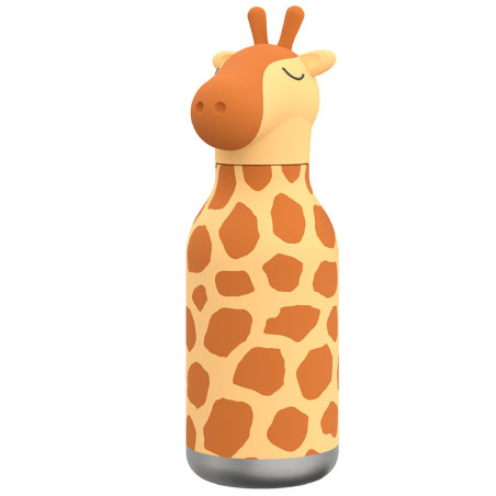 Gourde Isotherme GIRAFFE - Asobu - UnE Girafe de 350 ml pour mettre des boissons dans le cou !