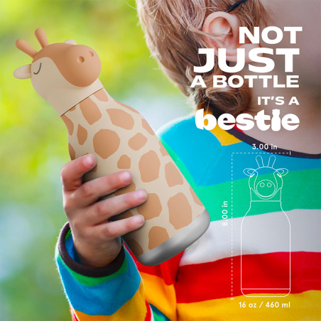 Gourde Isotherme GIRAFFE - Asobu - UnE Girafe de 350 ml pour mettre des boissons dans le cou !