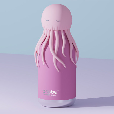 Gourde Isotherme JELLYFRISH - Asobu - Une Pieuvre de 350 ml pour une boisson tentaculaire !