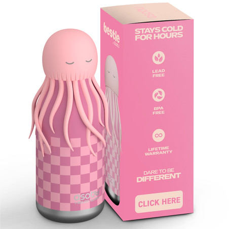 ourde Isotherme JELLYFRISH - Asobu - Une Pieuvre de 350 ml pour une boisson tentaculaire !