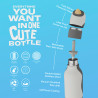 Gourde Isotherme Bestie Pinguin- Asobu - Un pingouin de 350 ml pour chaud-froid on the rocks !