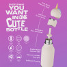 Gourde Isotherme Bestie Unicorn - Asobu - Une licorne de 350 ml pour une boisson que les filles adorent !