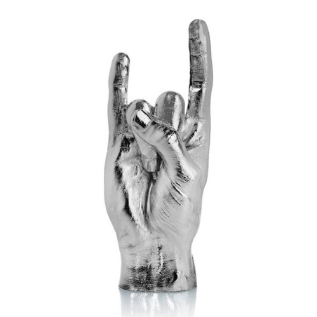 Main Rock Sculpture Silver by Bitten - la décoration Rock'n Roll attitude dans votre maison, le tout en argent