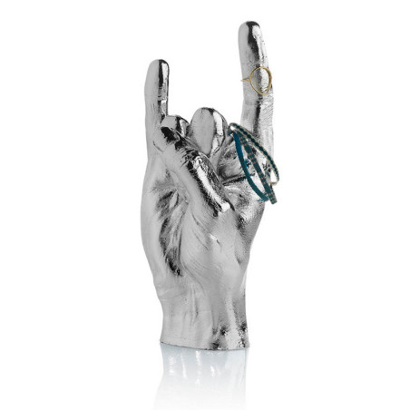 Main Rock Sculpture Silver by Bitten - la décoration Rock'n Roll attitude dans votre maison, le tout en argent