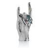 Main Rock Sculpture Silver by Bitten - la décoration Rock'n Roll attitude dans votre maison, le tout en argent