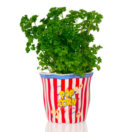 Popcorn Ceramic Bag by Bitten - La vase, qui fait vide poche et pot en mode cinéma