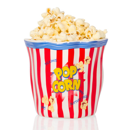 Popcorn Ceramic Bag by Bitten - La vase, qui fait vide poche et pot en mode cinéma