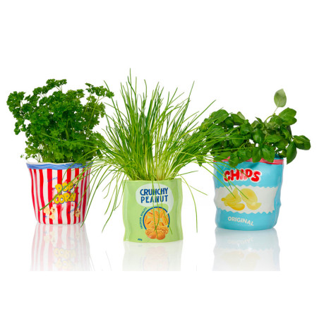 Popcorn Ceramic Bag by Bitten - La vase, qui fait vide poche et pot en mode cinéma