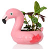 Floaty Pot Flamant Rose by Bitten - Le cou du cache pot pour vos fleurs ou vos bonbons ! Mignon ce canard ...