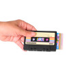 Porte-cartes Cassette Noir - Bitten - La K7 audio pratique qu'on a toujours dans la poche