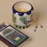 Padddwax - Bougie Adopo Paons - Prfum Citron Vert - Coffret Fraîcheur et Design