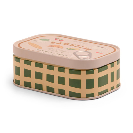 Bougie French Baguette en Boite métal 127 grammes - Collection Bistro signé Paddywax