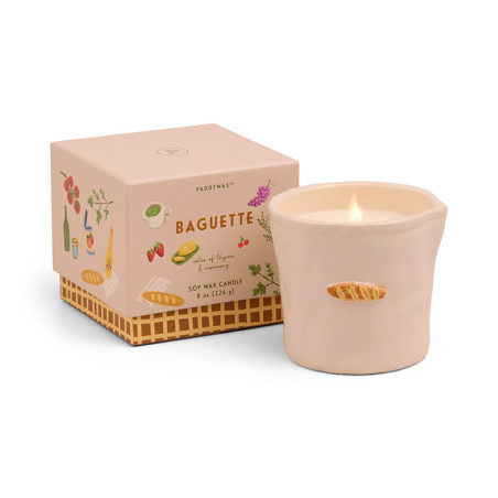 Bougie Bistro Baguette en Pot céramique de Paddywax - La french touch en flagrance