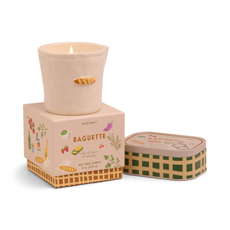 Bougie Bistro Baguette en Pot céramique de Paddywax - La french touch en flagrance