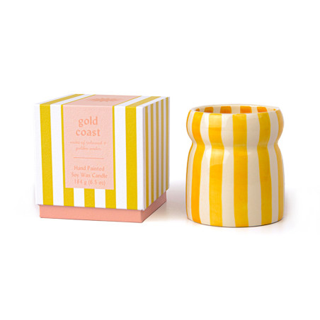 Bougie parfumée Paddywax Gold Coast - Collection Cabana - Une signature pour ceux qui aime la plage