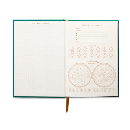 Journal Adopo  Paons 192 Pages – Carnet de voyage signé Paddywax & Designwork