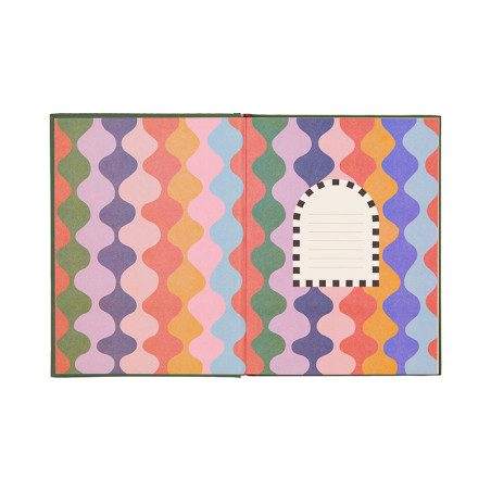 Journal Adopo  Paons 192 Pages – Carnet de voyage signé Paddywax & Designwork