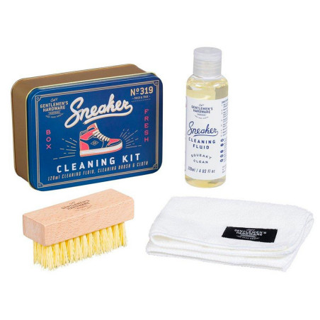 Sneaker Cleaning Kit By Gentlemen’s Hardware - Brosse, liquide, chiffon pour des baskets toujours propres  !