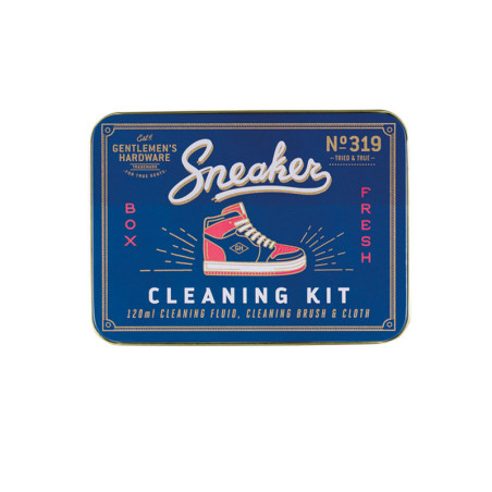 Sneaker Cleaning Kit By Gentlemen’s Hardware - Brosse, liquide, chiffon pour des baskets toujours propres  !