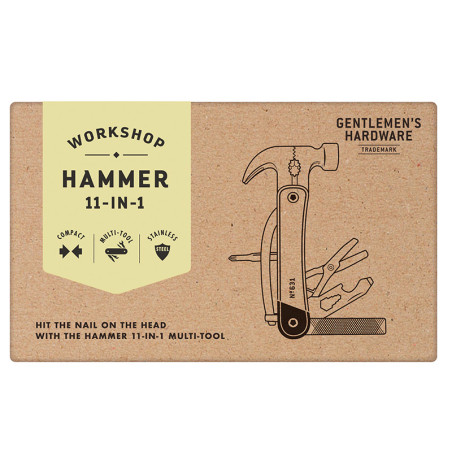 Outil Marteau Multifonctions - 11 Outils  en 1- Gentlemen’s Hardware - L’indispensable outil pour le petit bricolage à la maison