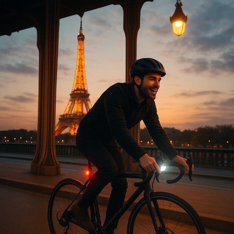 Kit Éclairage Vélo - Feux Avant + Arrière -  Gentlemen’s Hardware - Roulez en sécurité !